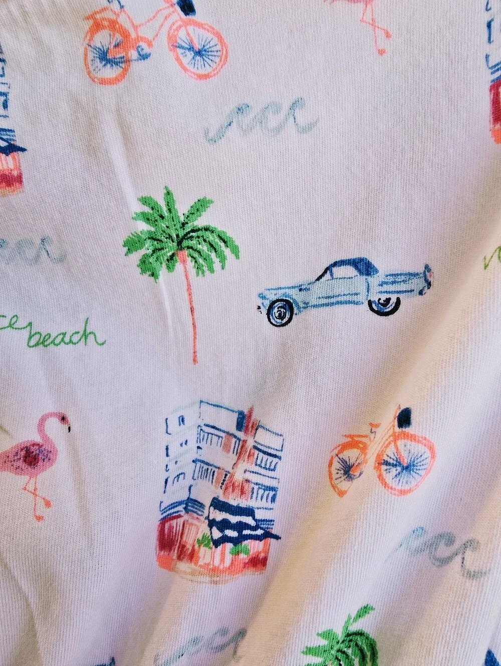 GAP 4/5 Kids Pink Tropical Beach Print Sleeveless Sun Dress